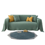 sofa blankets-green