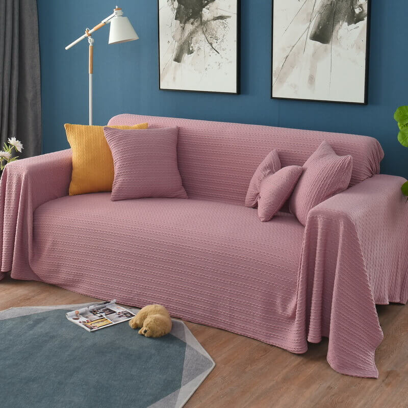 sofa blankets-pink